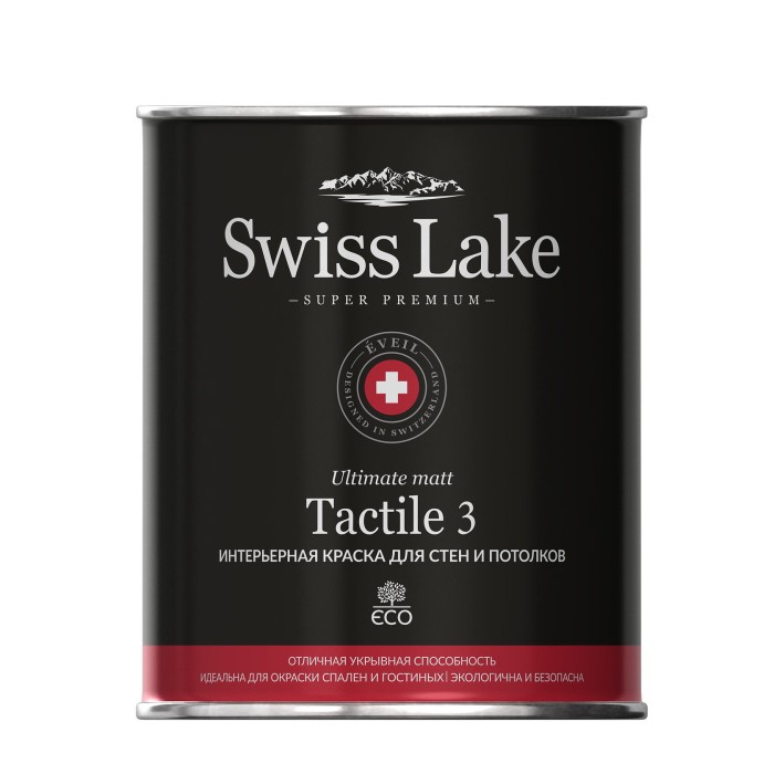 Интерьерная краска для стен и потолков Swiss Lake Tactile 3