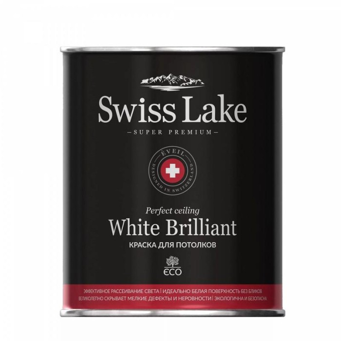 Потолочная краска Swiss Lake White Brilliant