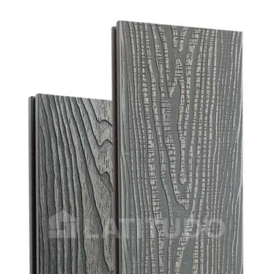 Террасная доска Latitudo 3D-Wood 150х24х3000 Серый 