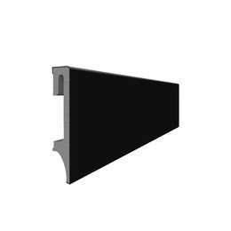 Черный фигурный плинтус 2,4 м. VOX Espumo 206 (8 см)